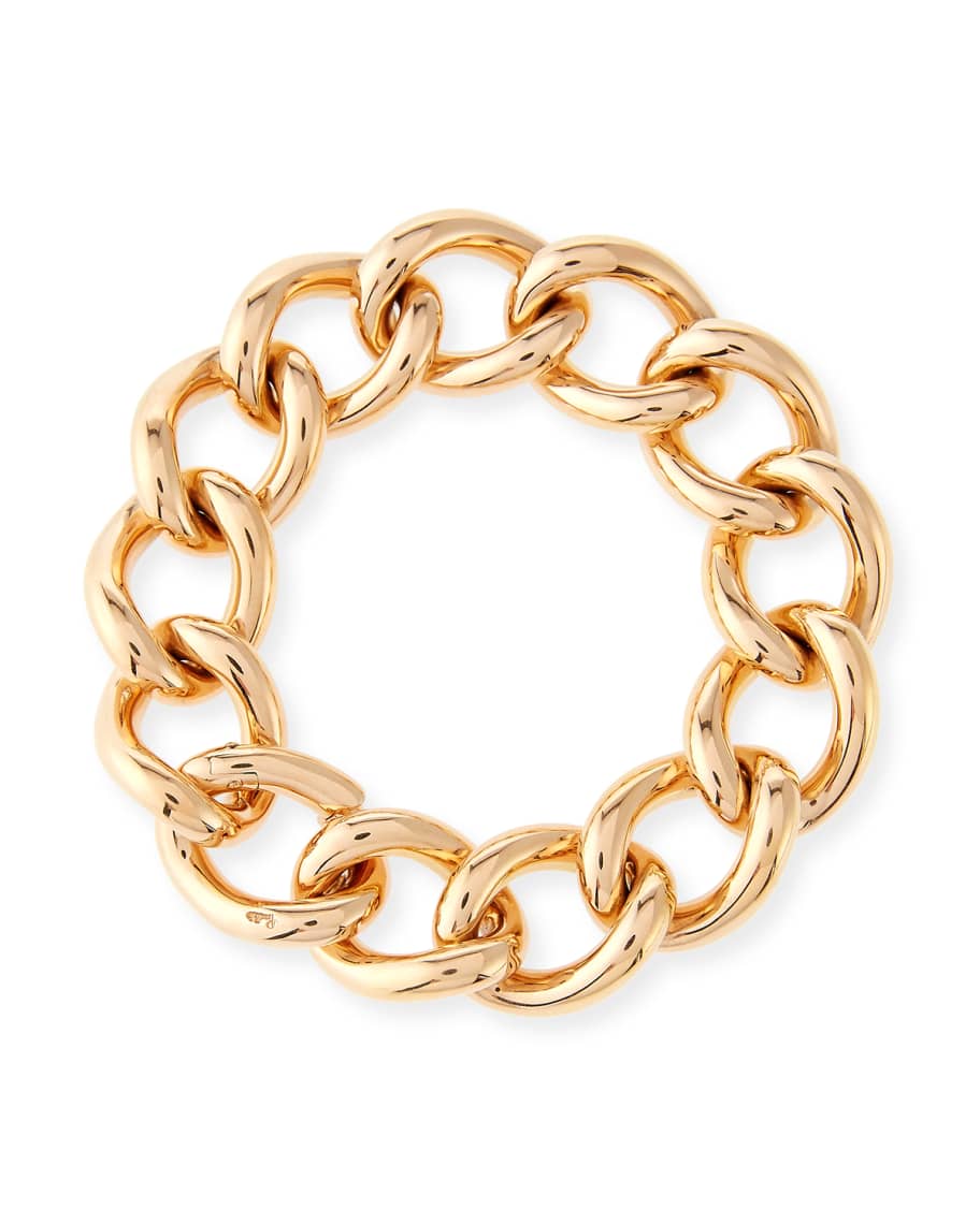 Pomellato Tango Curb Link Bracelet in 18K Rose Gold | Neiman Marcus