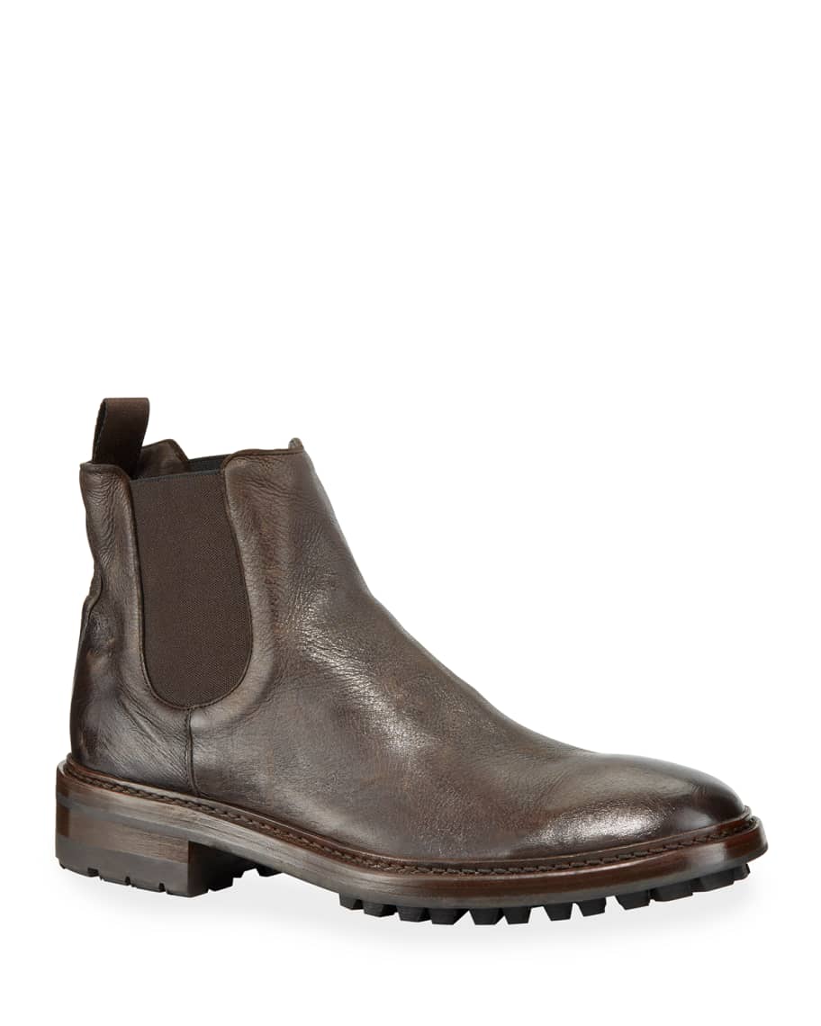 Frye Men's Greyson Leather Chelsea Boots | Neiman Marcus