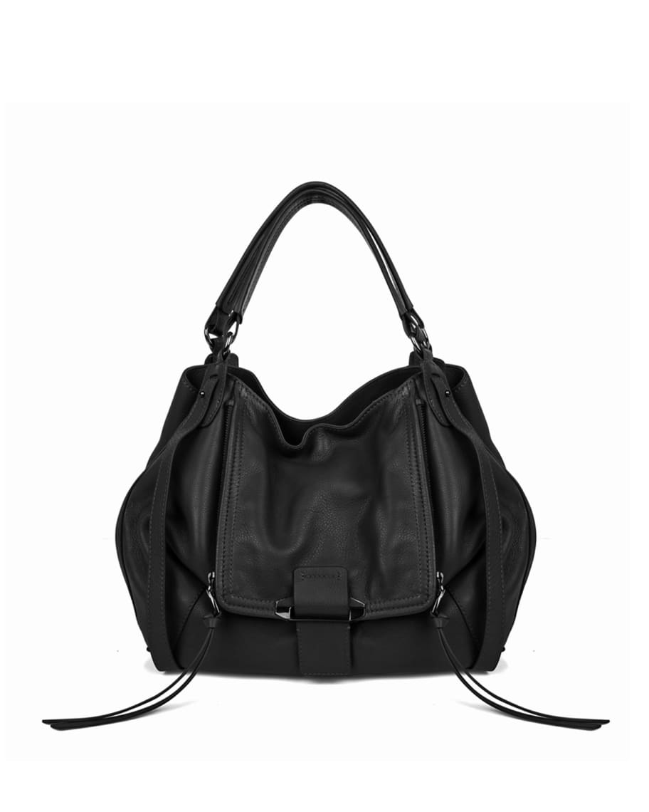 Kooba Jonnie Leather Tote Bag Black Neiman Marcus