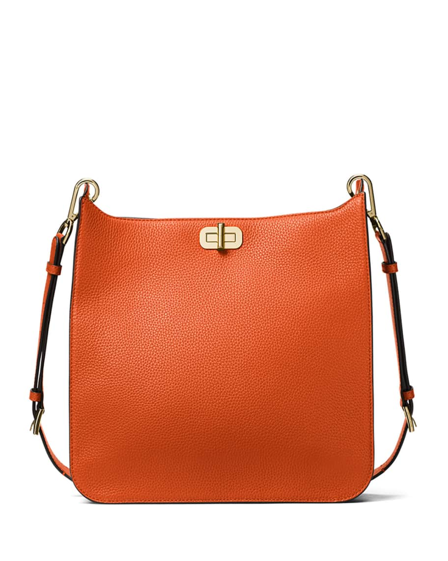 Michael Kors - Sullivan Large Leather Messenger Orange