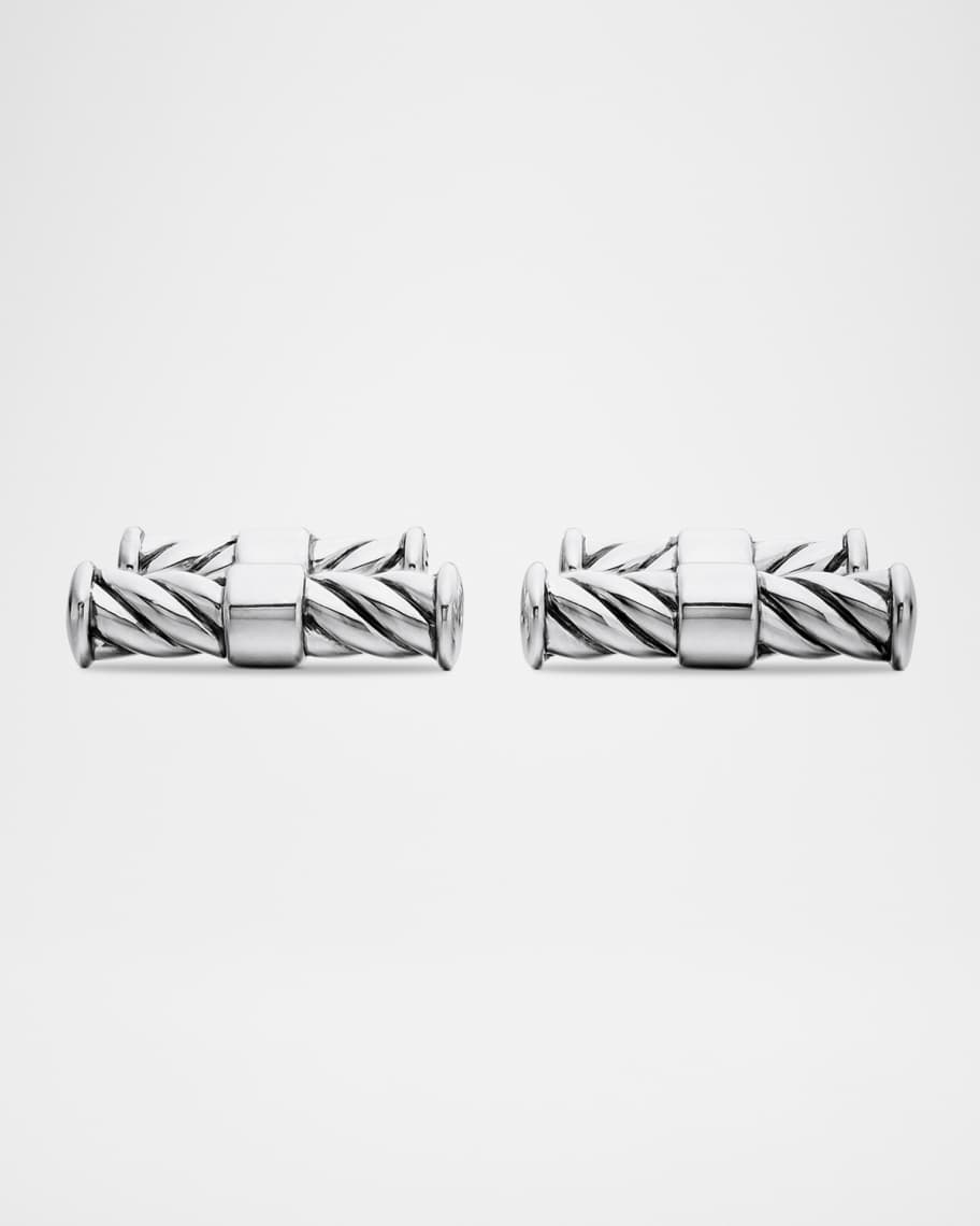 David Yurman Men's Classic Cable Cuff Links Neiman Marcus