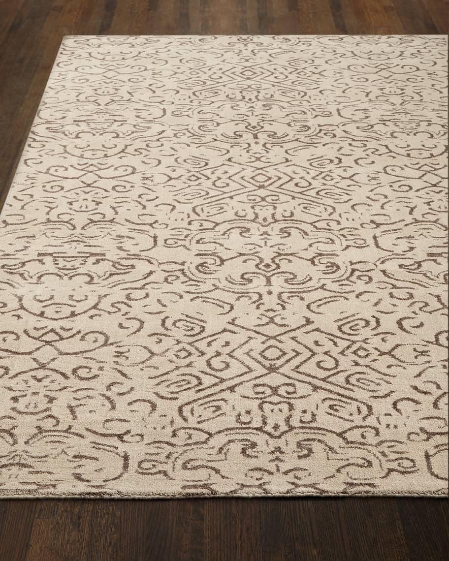 Etched Geometric Runner, 3' x 10' Neiman Marcus