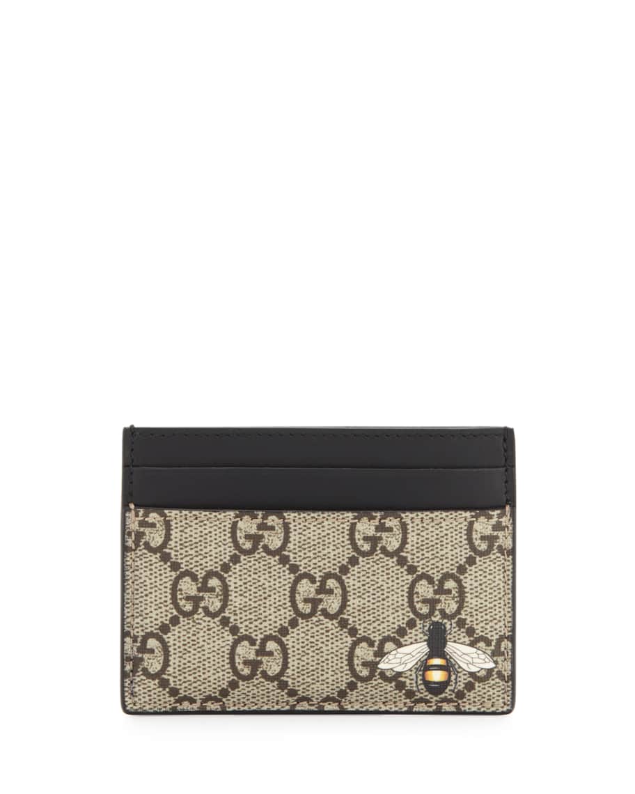 Gucci supreme bees card new arrivals case