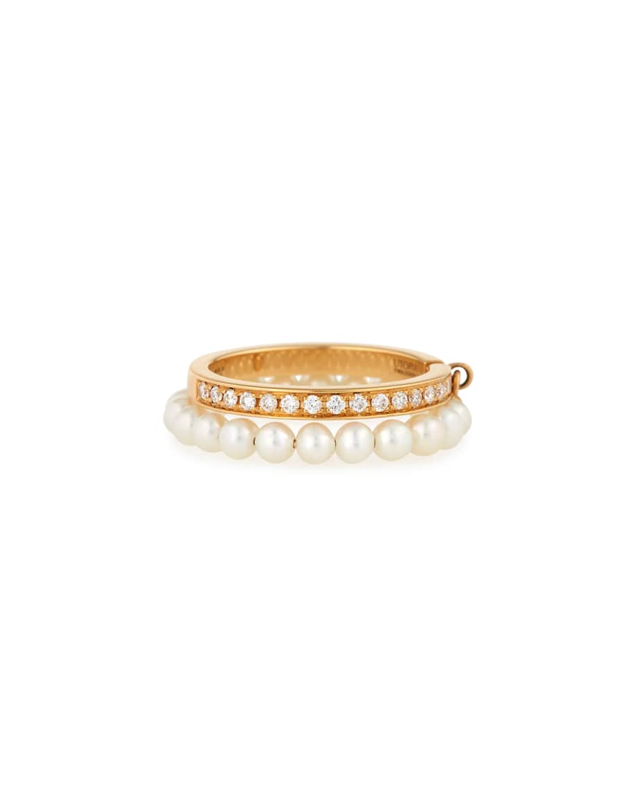 Channel set pearl ring clearance