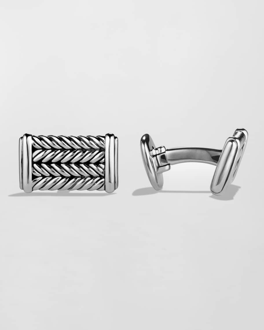 David Yurman Men's Chevron Cuff Links