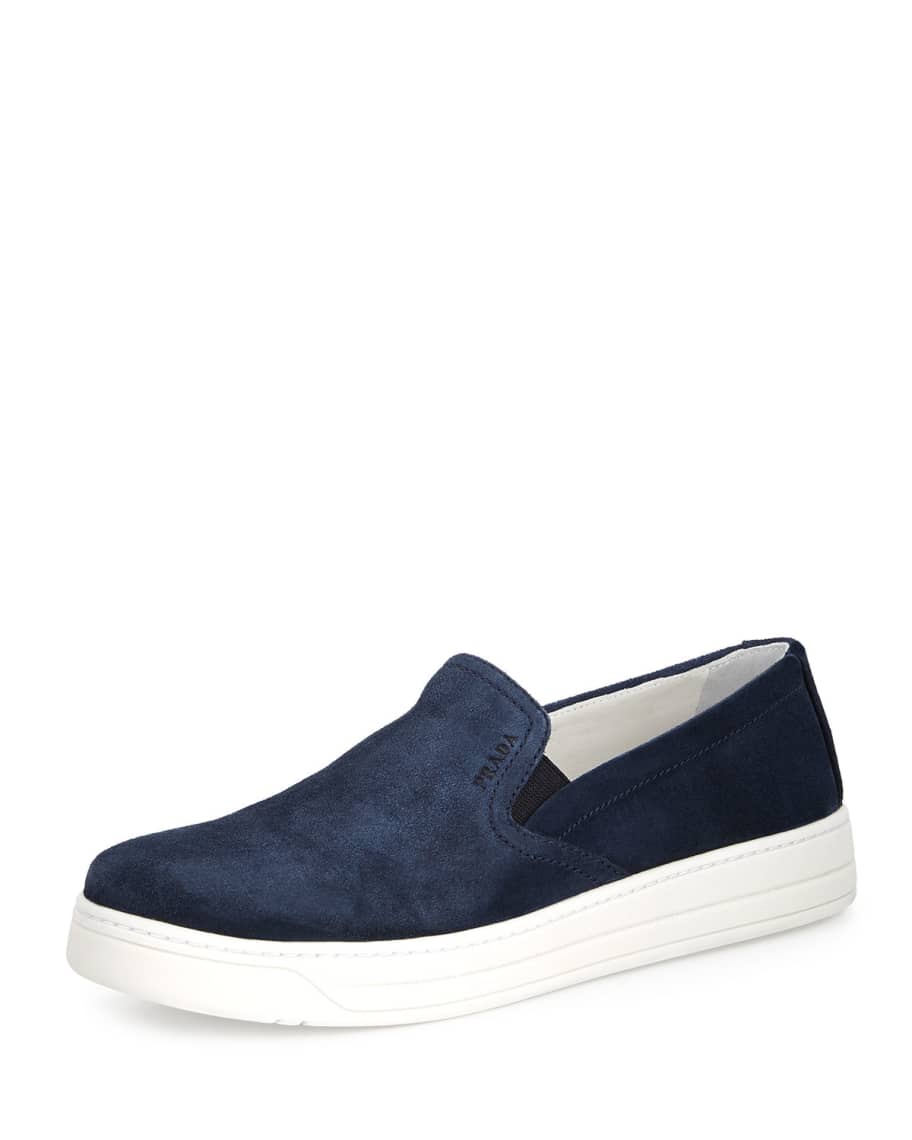 Prada suede 2025 skate sneakers