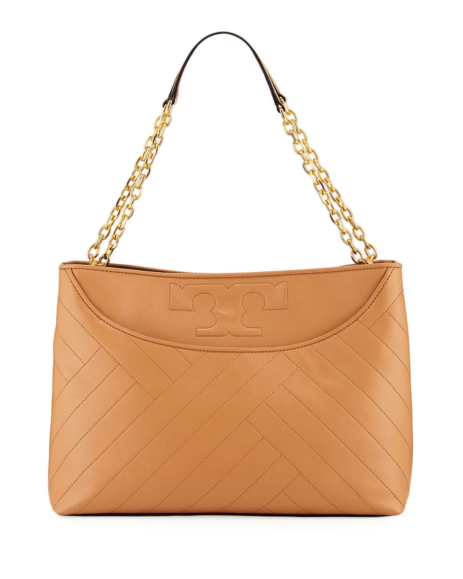 Tory Burch Alexa Quilted Leather Tote Bag | Neiman Marcus