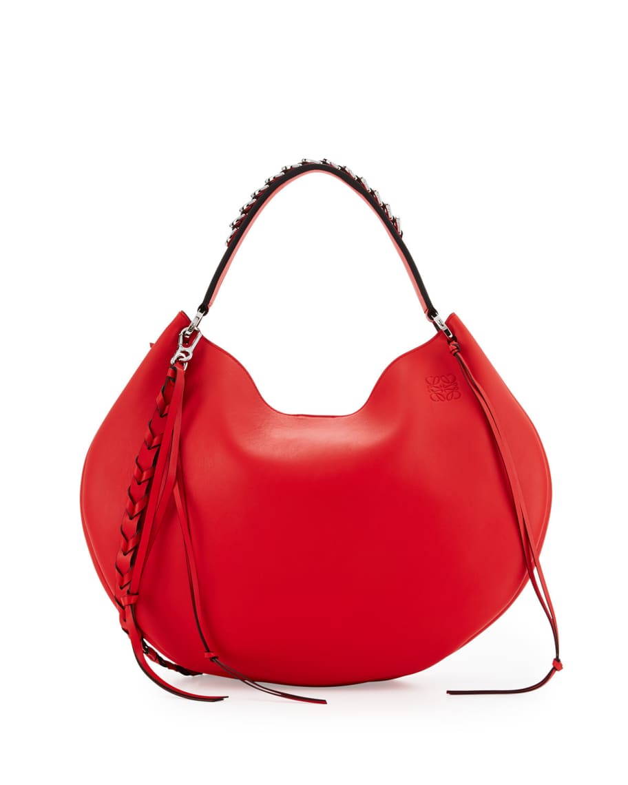 Loewe Fortune Leather Hobo Bag | Neiman Marcus