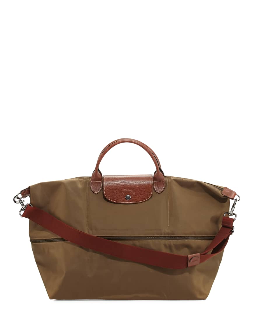 Longchamp Le Pliage Expandable Travel Bag in Red