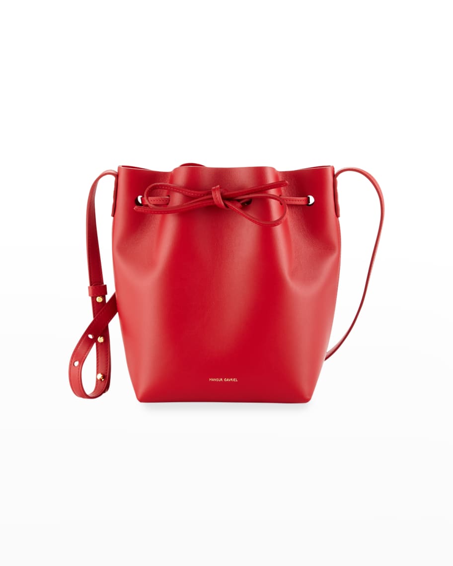 Mansur Gavriel Mini Mini Calf Leather Bucket Bag Neiman Marcus