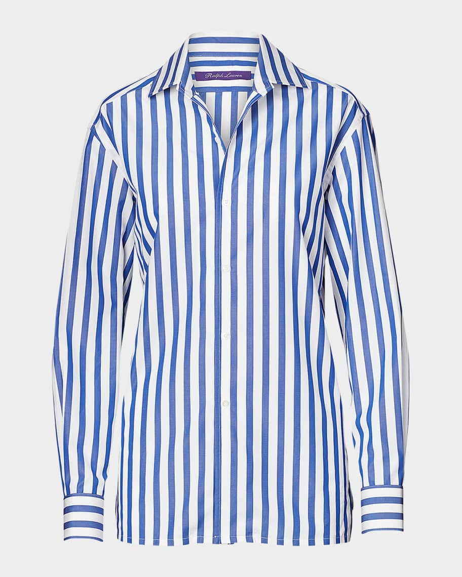 Striped Monogram Pocket T-Shirt Dress - Women - Ready-to-Wear