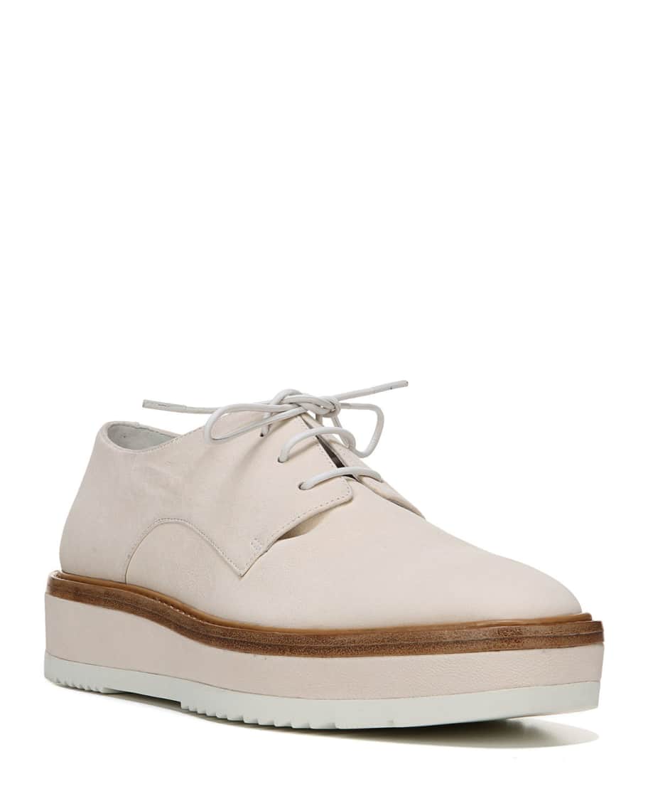 Vince Tanner Suede Platform Oxford Neiman Marcus