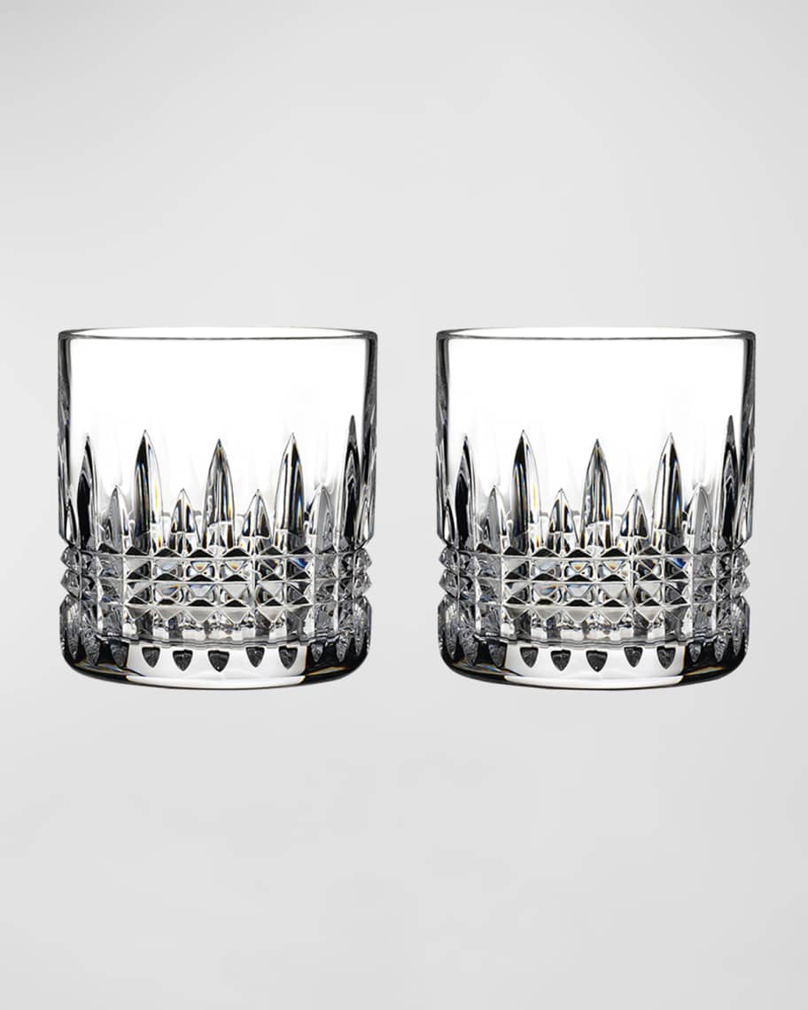 Waterford Crystal Lismore Diamond Straight Sided Tumblers 6 oz., Set of 2