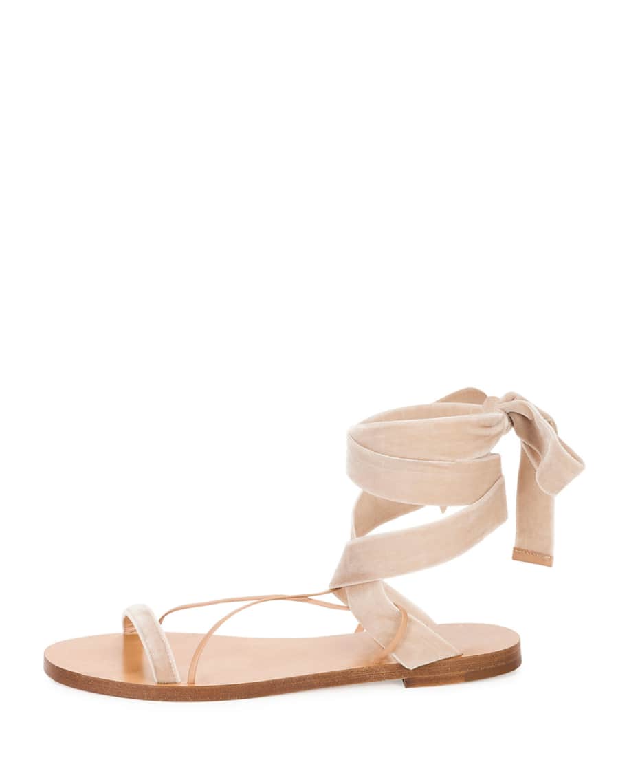 Valentino velvet sandals online