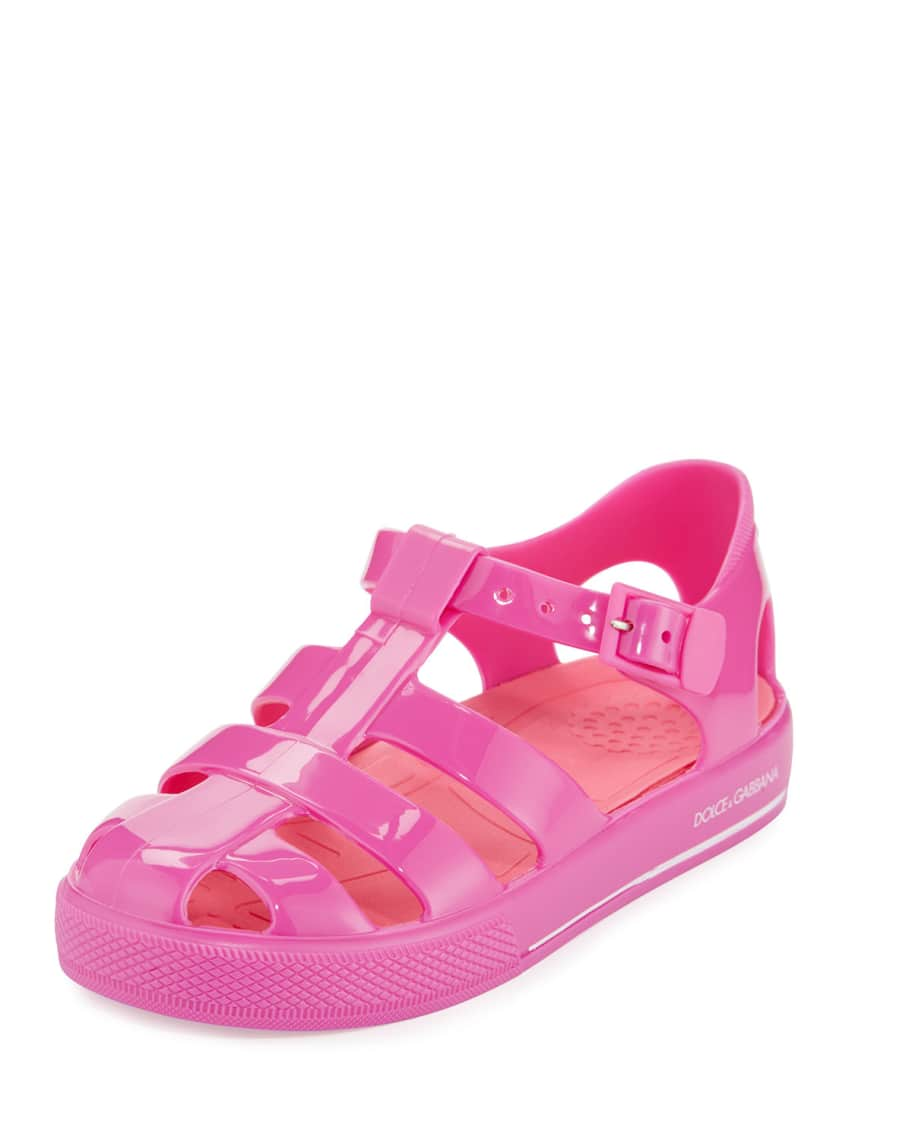 Dolce & Gabbana Caged Jelly Sandals, Toddler | Neiman Marcus