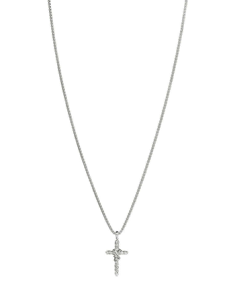 David Yurman X Cross Necklace with 14K Gold Neiman Marcus