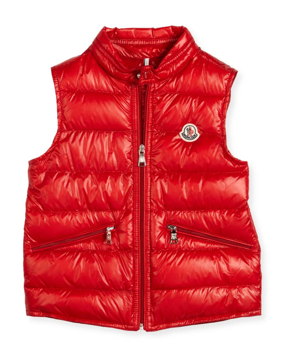 Moncler Gui Down Puffer Vest, Size 4-6 | Neiman Marcus