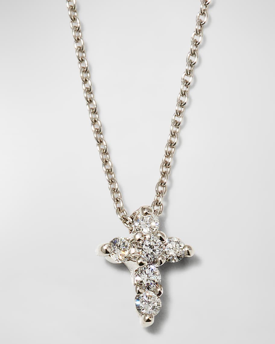 Roberto Coin Baby Cross Necklace | Neiman Marcus
