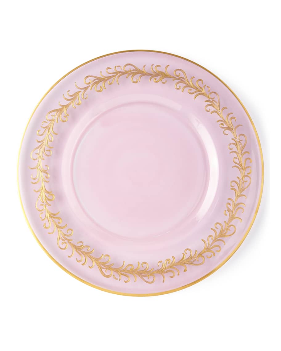 Neiman Marcus Blush Oro Bello Charger Plates, Set of Neiman Marcus