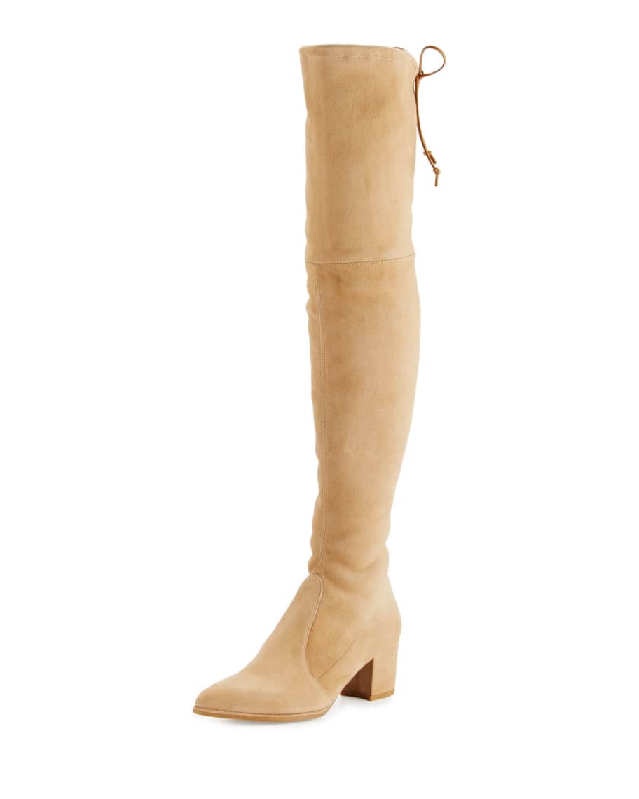 Stuart Weitzman Thighland Suede Over The Knee Boot Neiman Marcus