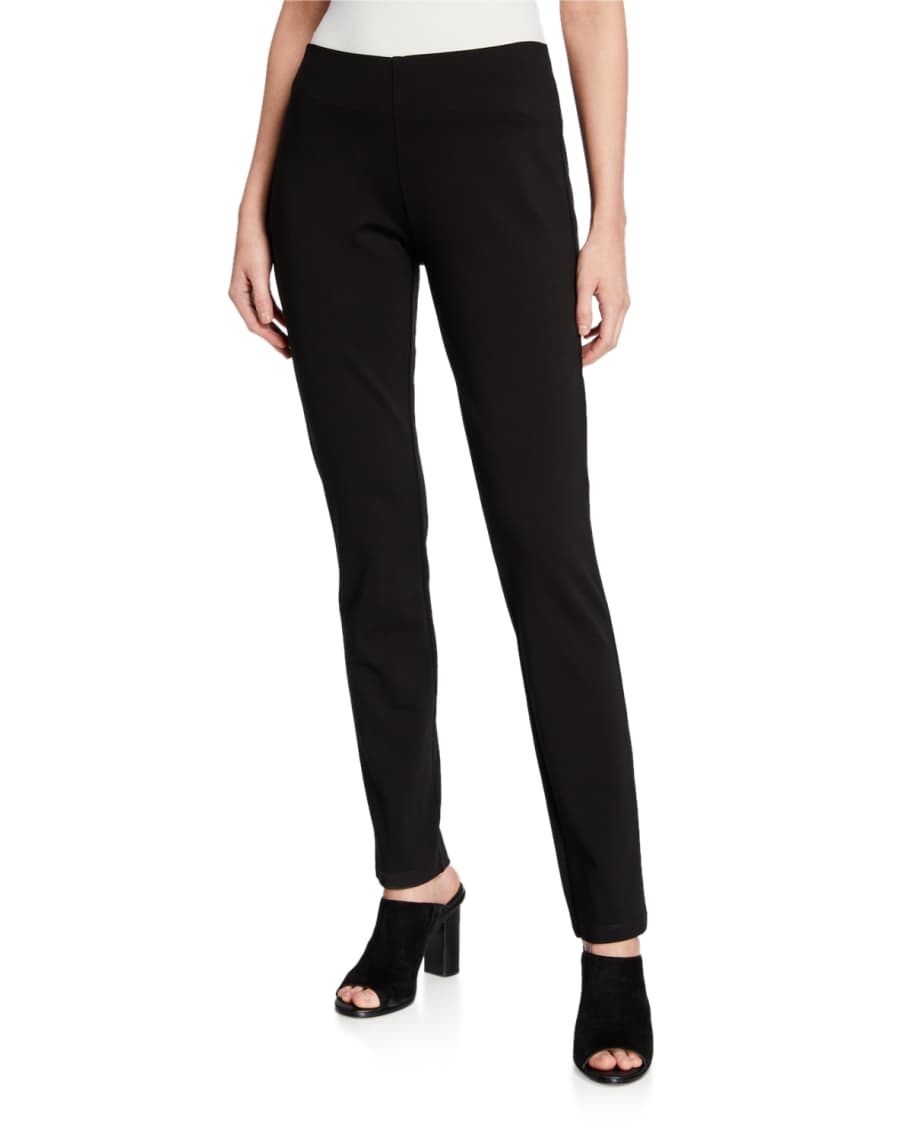 Eileen Fisher Slim Ponte Pants | Neiman Marcus