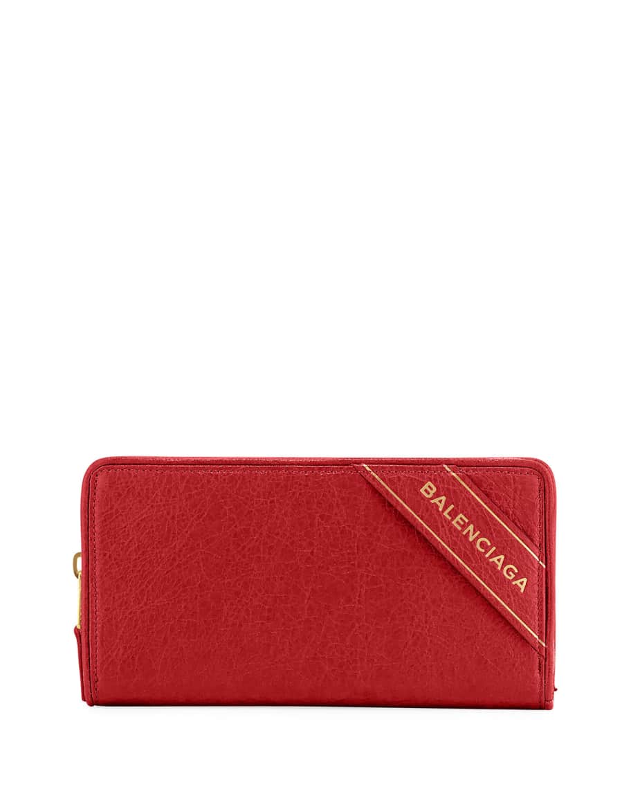 Balenciaga Blanket Continental Wallet | Neiman Marcus