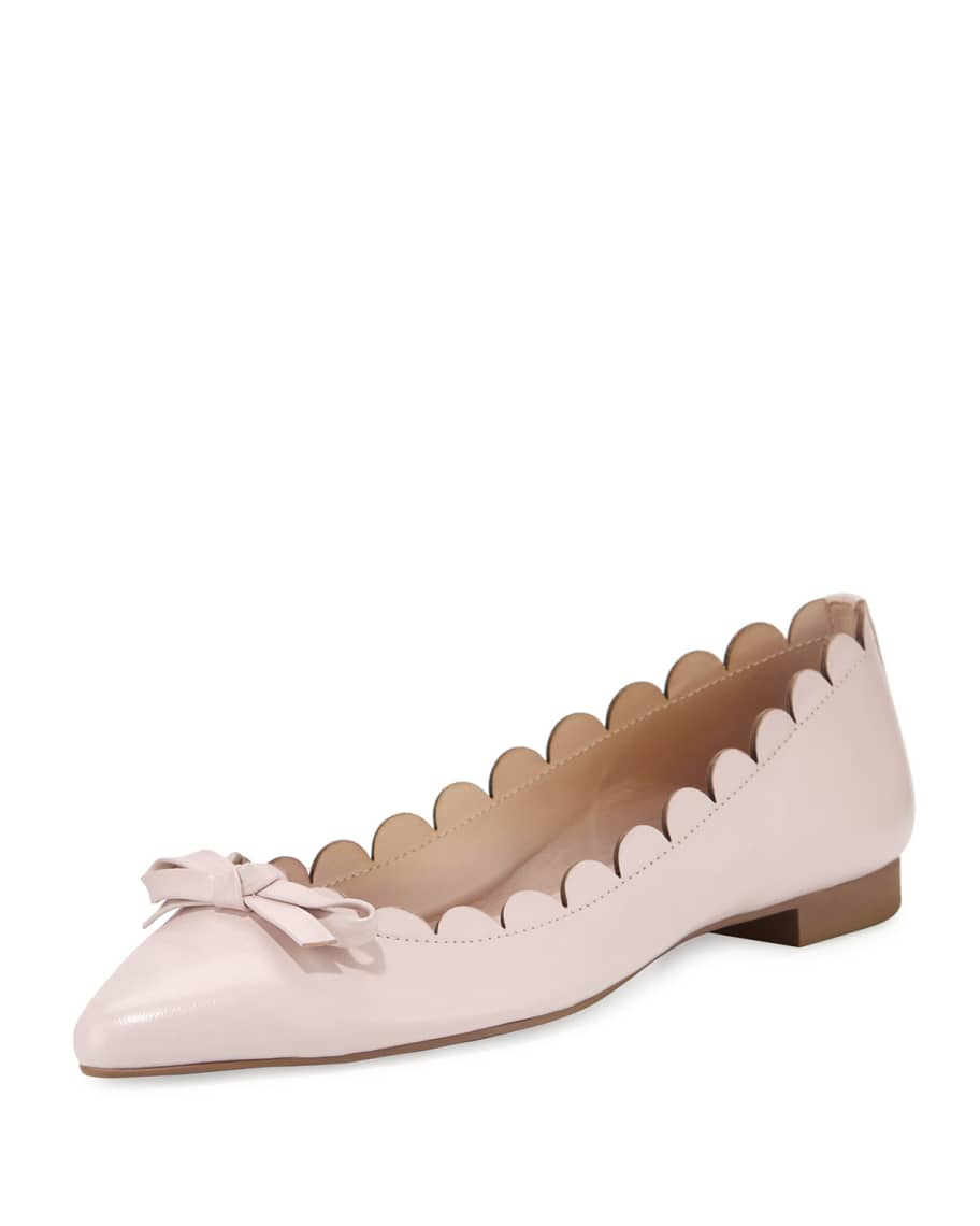 Kate spade scalloped new arrivals flats