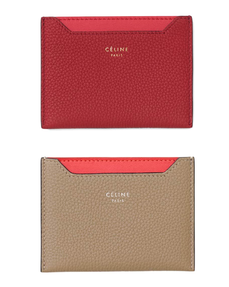 Celine Luggage Leather Card Case