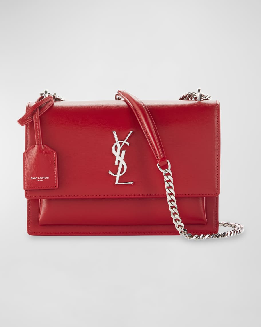 Saint Laurent Sunset Medium Monogram YSL Crossbody Bag Neiman Marcus