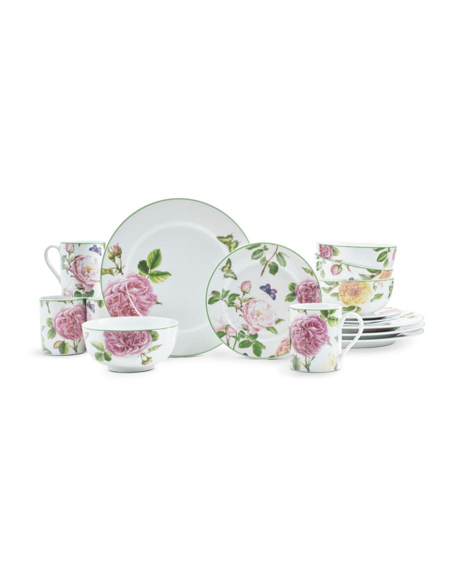 Spode 16-Piece Roses Dinnerware Service | Neiman Marcus