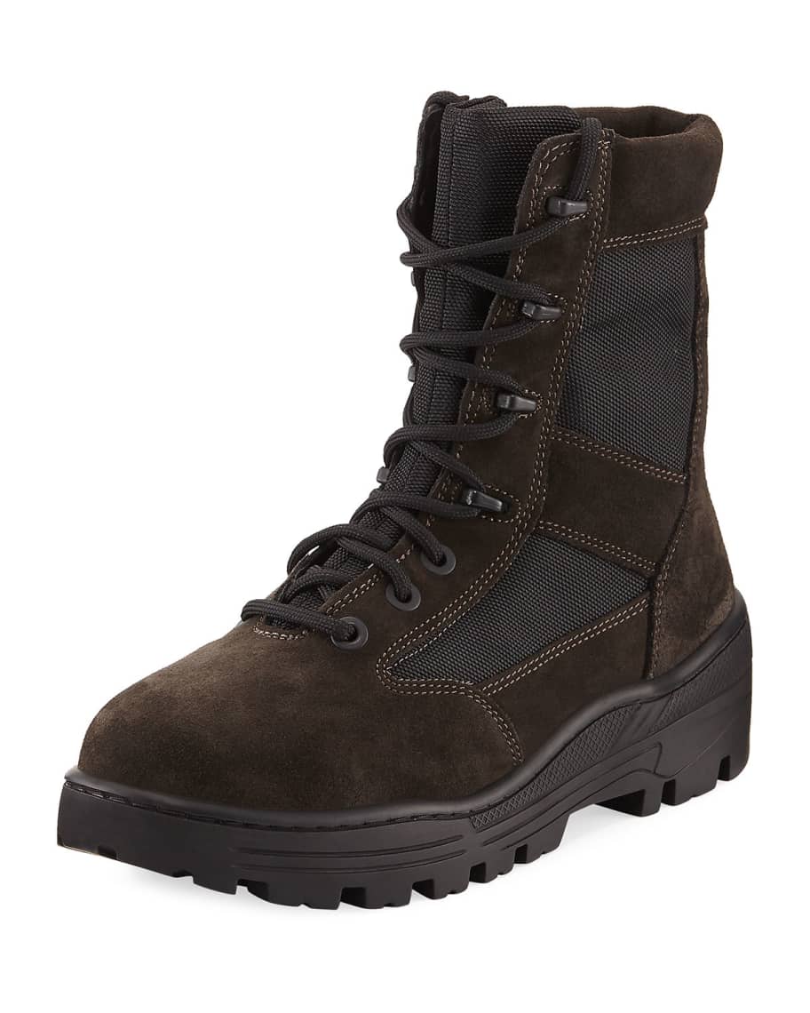 Yeezy black cheap combat boots