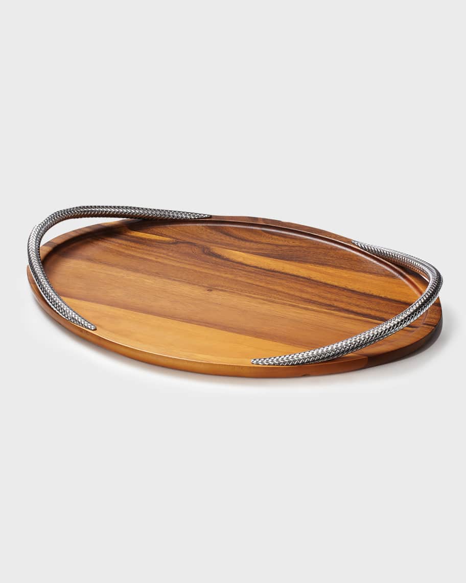 Nambe Braid Serving Tray