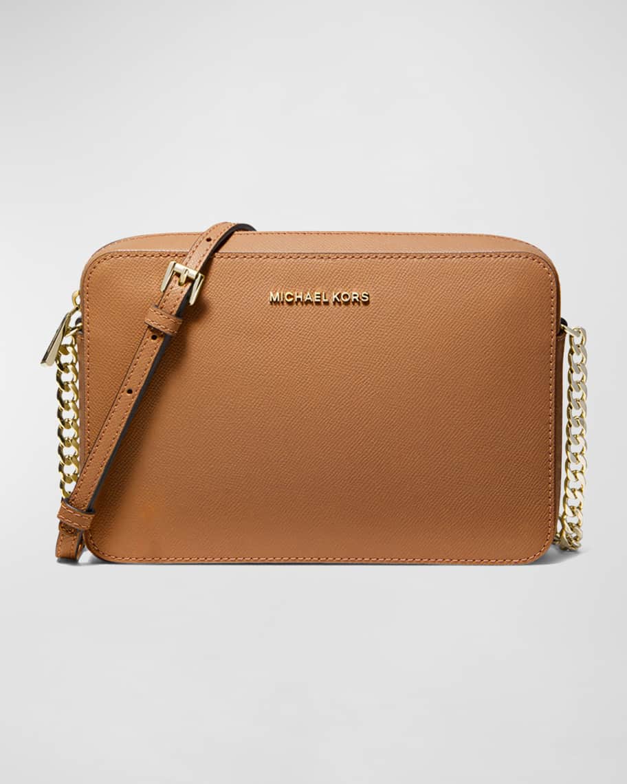 Michael michael kors jet set online travel east west pebble leather tote