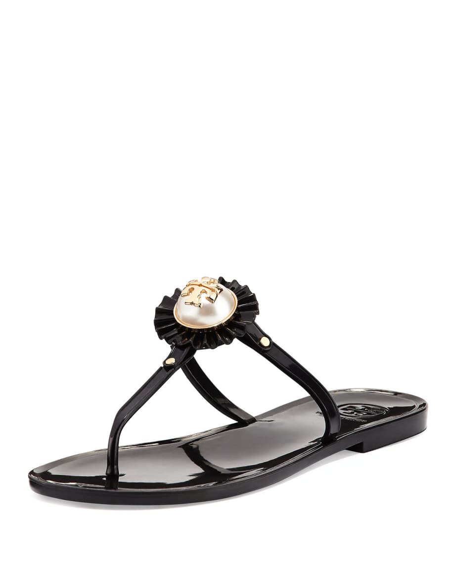 Tory Burch Melody Pearly Flat Thong Sandal | Neiman Marcus