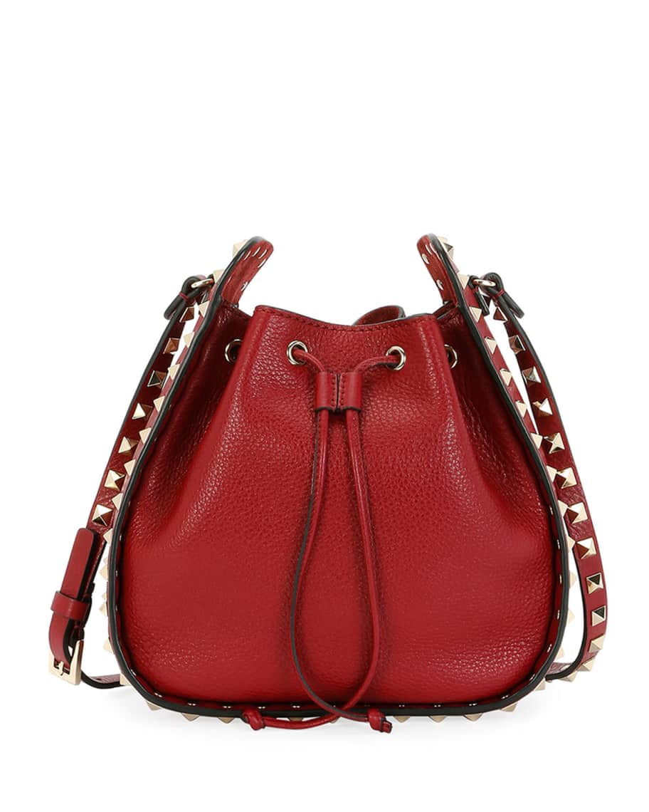 Valentino rockstud small bucket bag best sale
