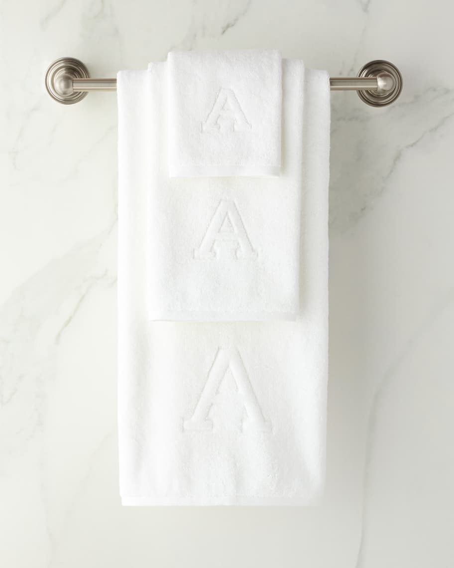 Matouk Auberge Monogrammed Fingertip Towel