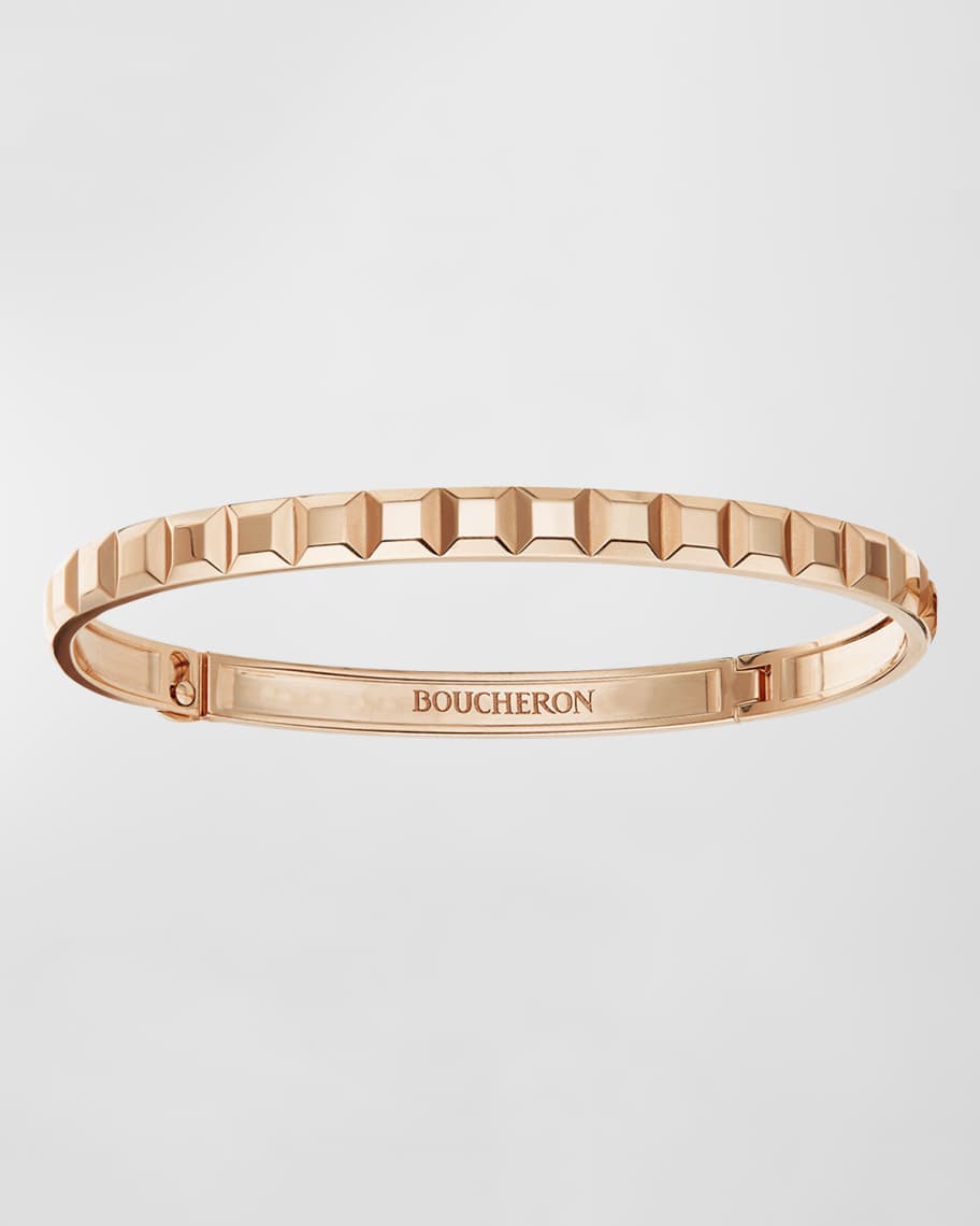Rose Gold V Statement Bangle Bracelets – P.phoebus Jewelry