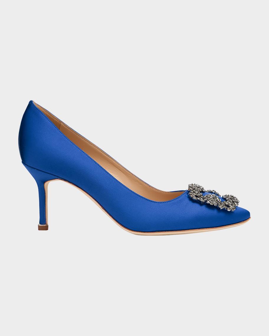 Manolo Blahnik Hangisi 70mm Pump | Neiman Marcus