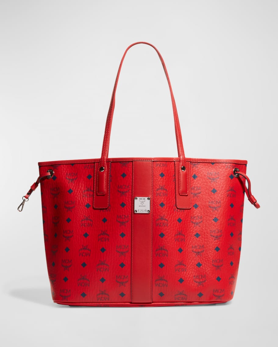 MCM Liz Reversible Medium Visetos Tote Bag Neiman Marcus