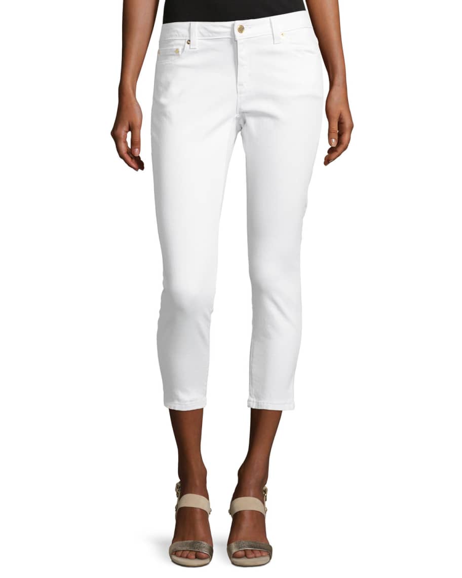Michael kors izzy cropped deals skinny jeans