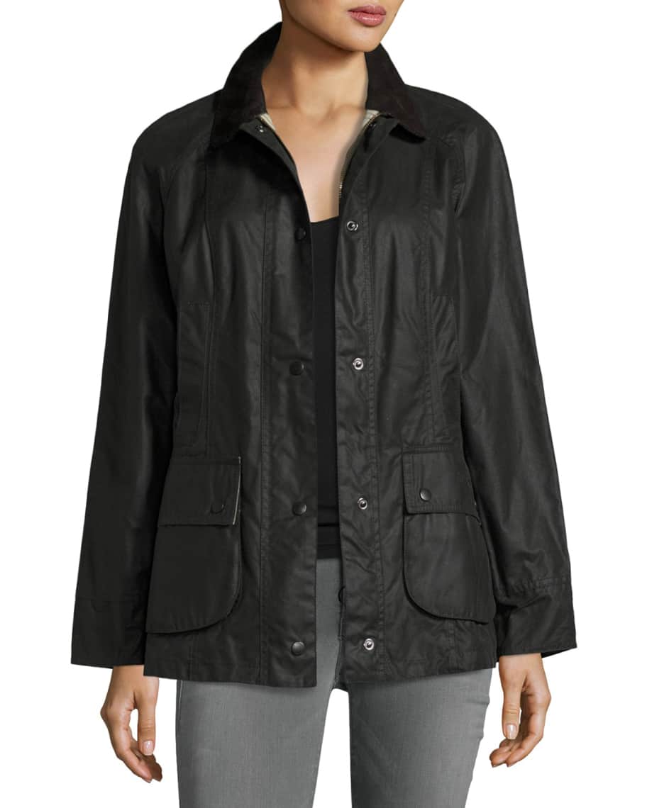 Barbour Classic Beadnell Wax Jacket Neiman Marcus