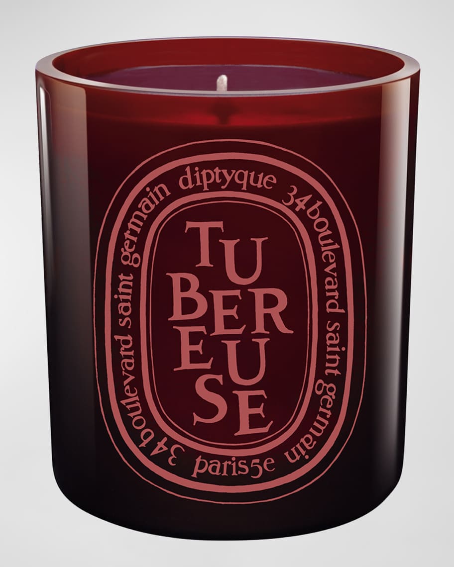 Tubereuse (Tuberose) Scented Red Candle, 10.2 oz.