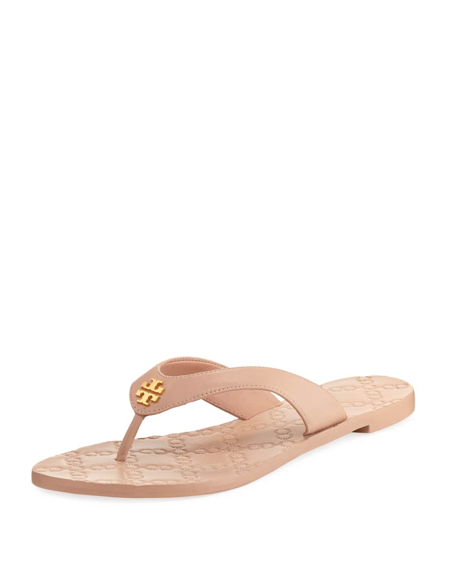 Tory Burch Monroe Flat Thong Sandals | Neiman Marcus