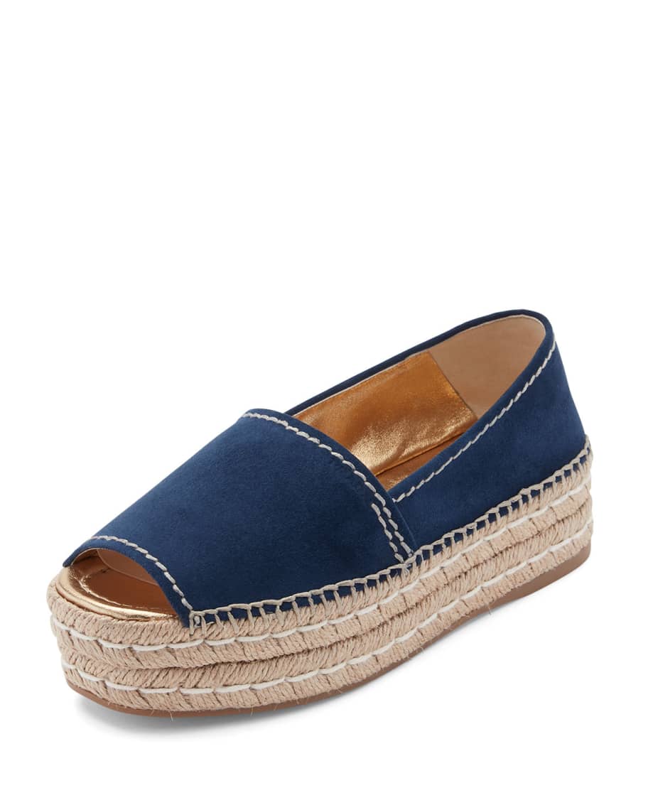 Prada peep toe espadrille sales