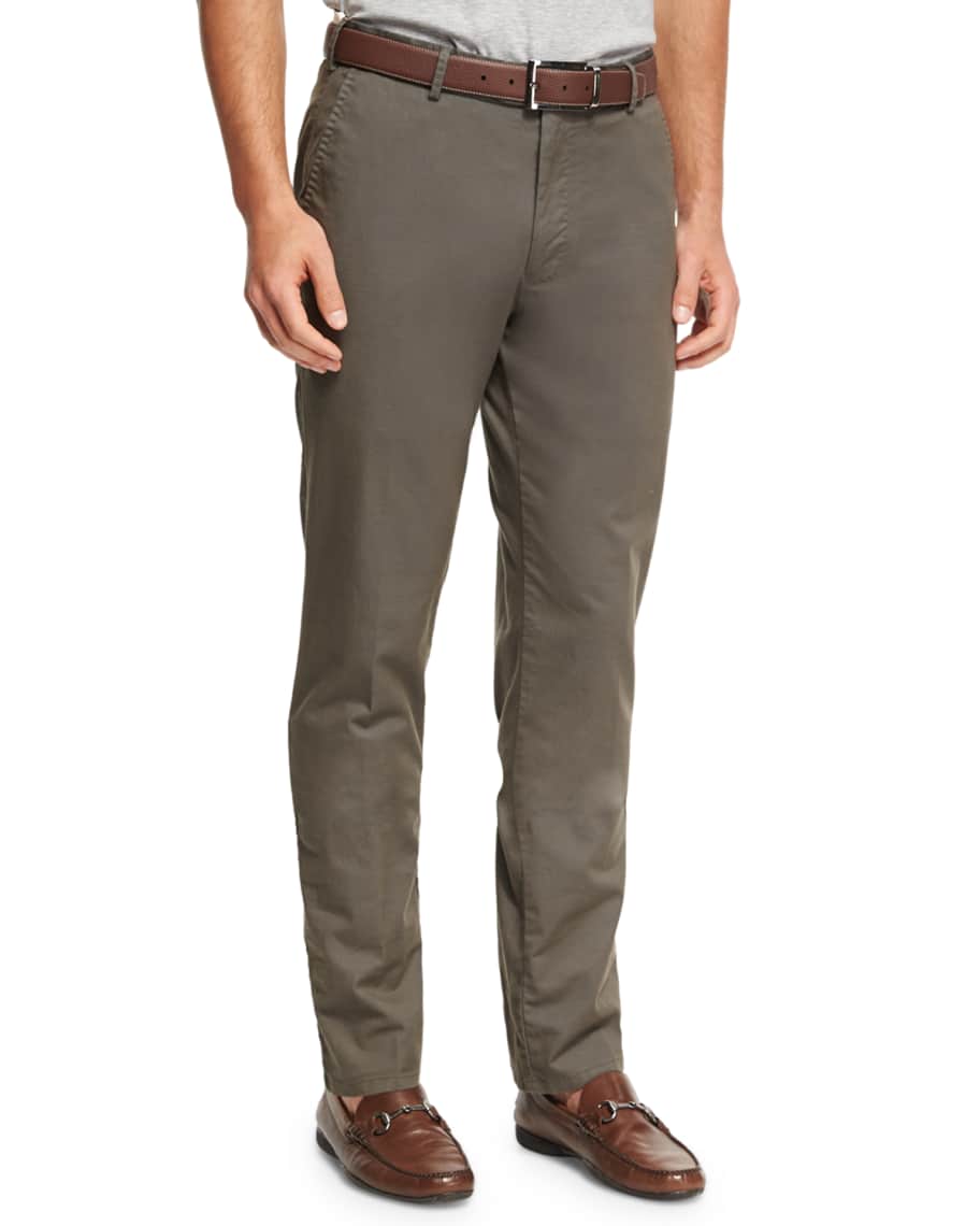 Peter Millar Crown Soft-Touch Twill Pants | Neiman Marcus