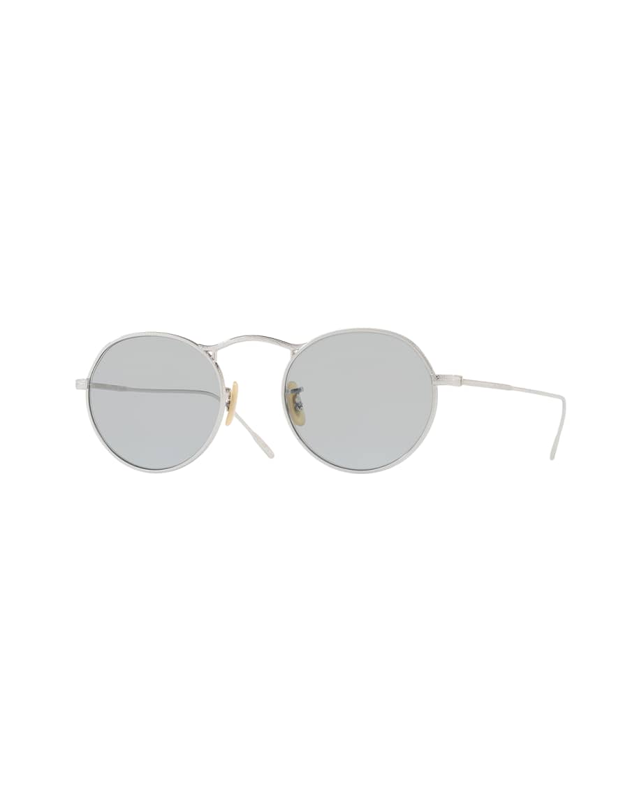 Oliver Peoples M-4 30th Round Metal Sunglasses | Neiman Marcus