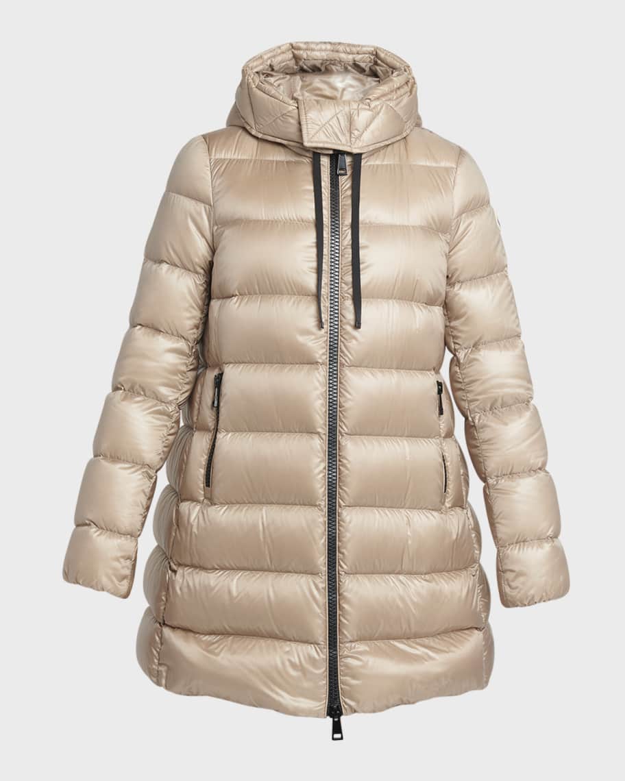 【関税&送料込】Moncler Brown Nylon Sainbel Parka Moncler Parka coats for Women | Online Sale up to 40% off | Lyst