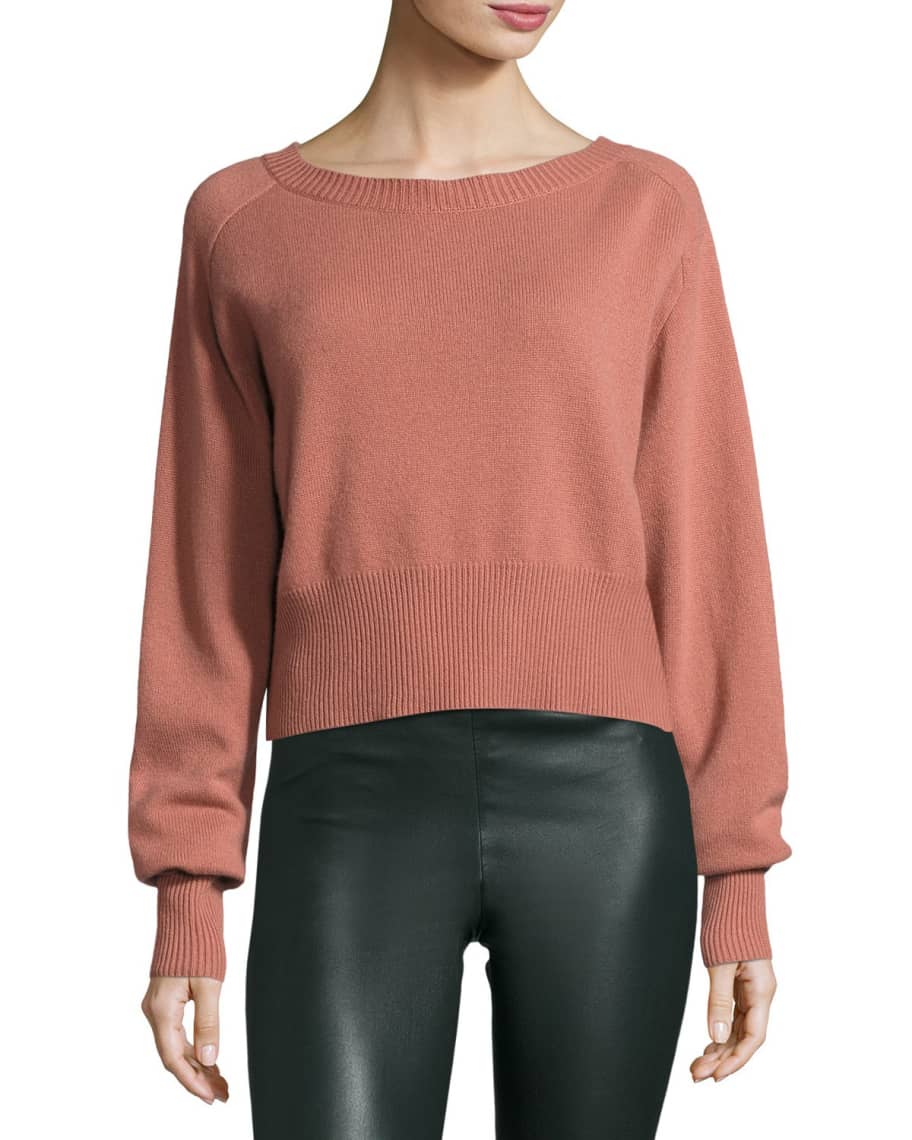 Theory bell sleeve cashmere sweater cheap