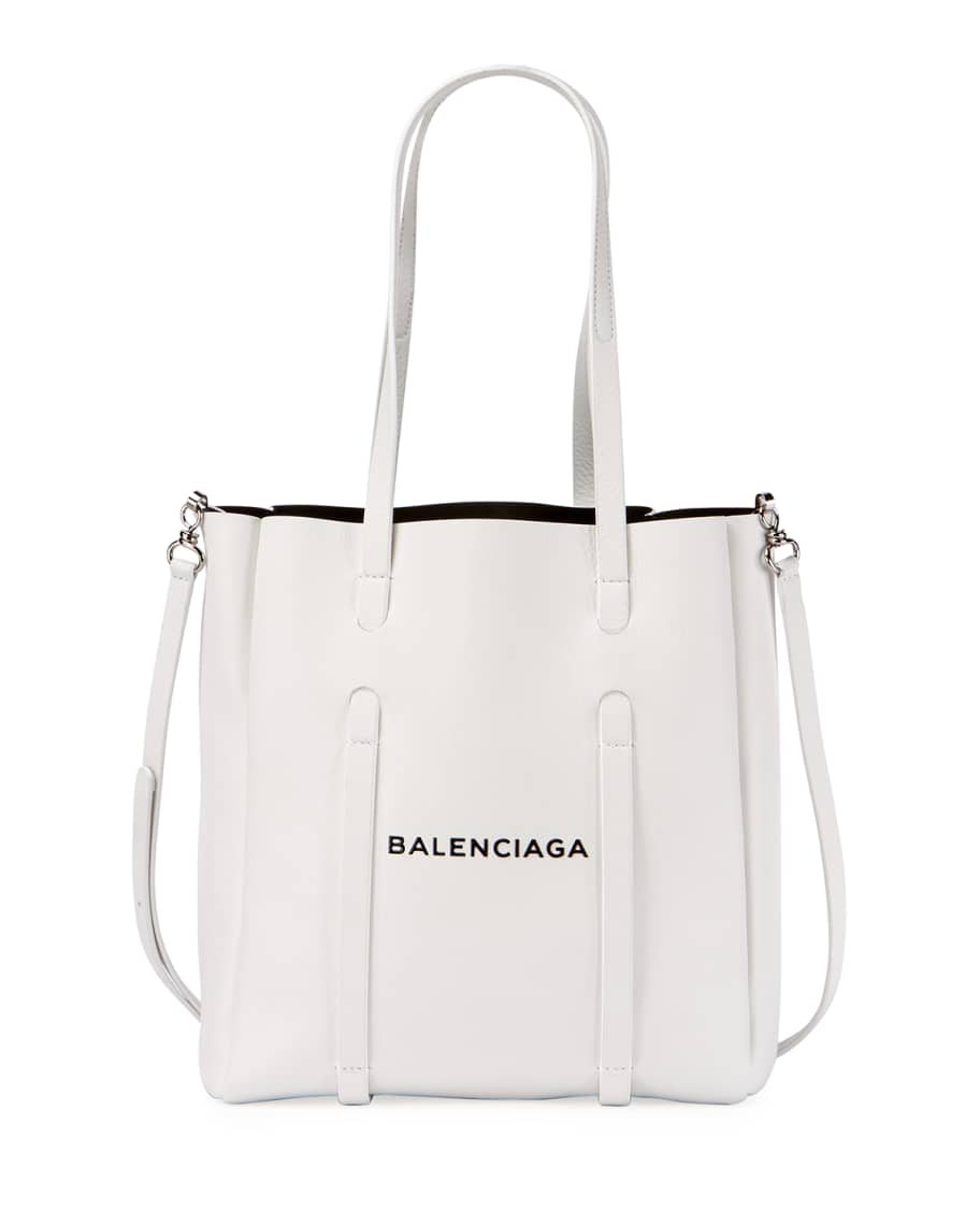 Balenciaga Everyday Small Leather Logo Tote Bag | Neiman Marcus