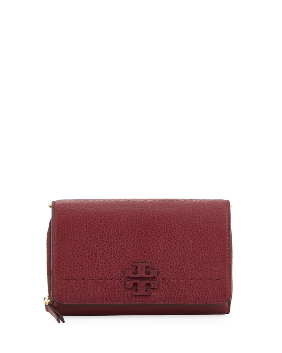 Tory Burch McGraw Flat Crossbody Wallet Bag Neiman Marcus